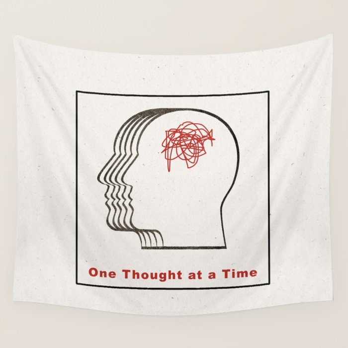 One Thought at a Time Wall Tapestry Gallery Image 4