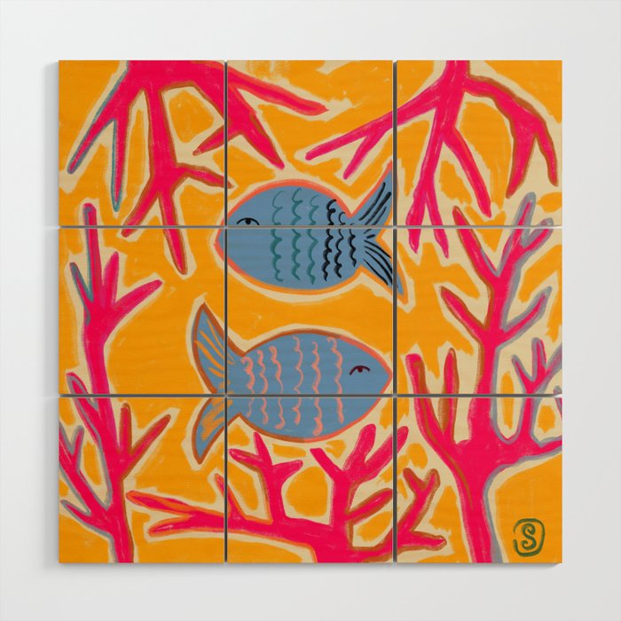 PISCES Wood Wall Art Gallery Image 1