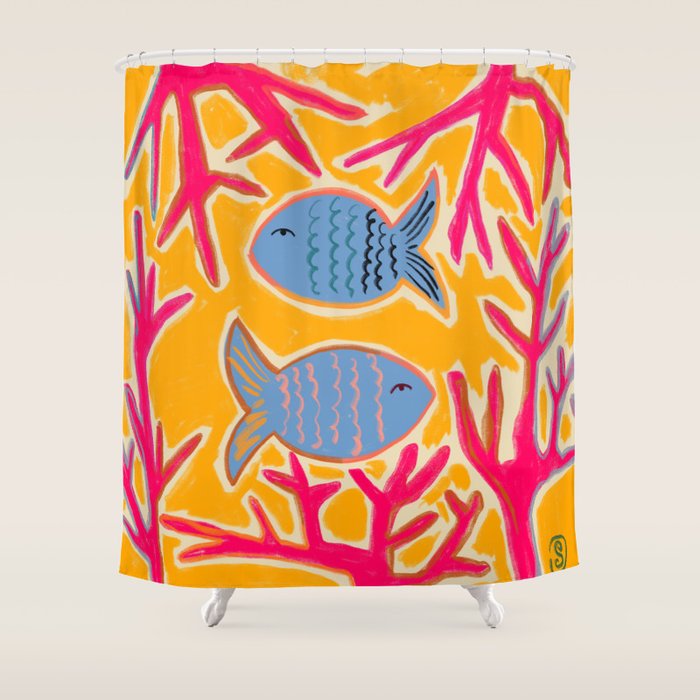 PISCES Shower Curtain Gallery Image 1