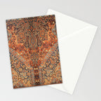 N198 - Vintage Heritage Traditional Golden Berber Moroccan Style Stationery Card Gallery Image 2