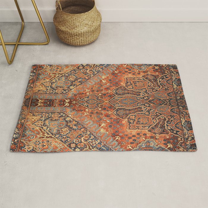 N198 - Vintage Heritage Traditional Golden Berber Moroccan Style Rug Gallery Image 1