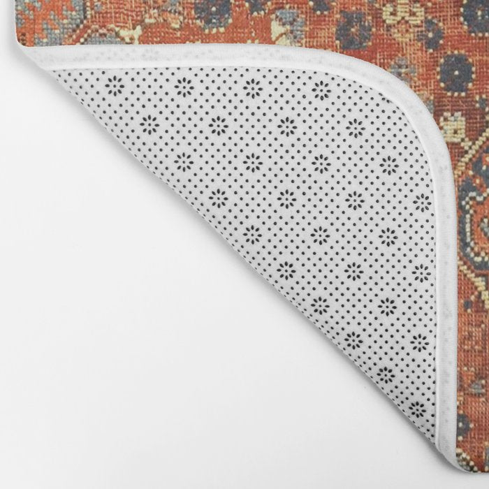 N198 - Vintage Heritage Traditional Golden Berber Moroccan Style Bath Mat Gallery Image 2