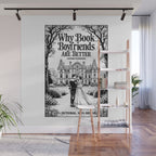 Why Book Boyfriends Are Better Funny Bookish Romance Cover Wall Mural Gallery Image 1