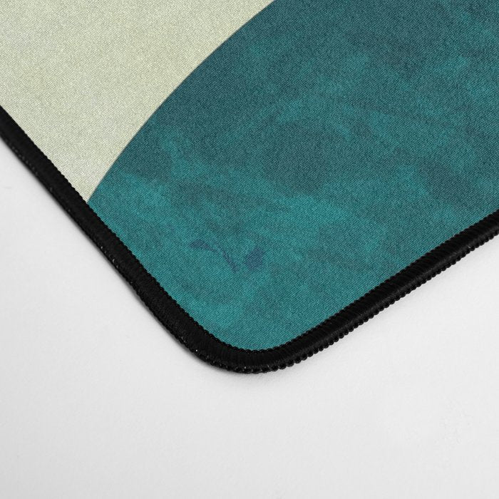 mid century whale sun sea Desk Mat Gallery Image 4