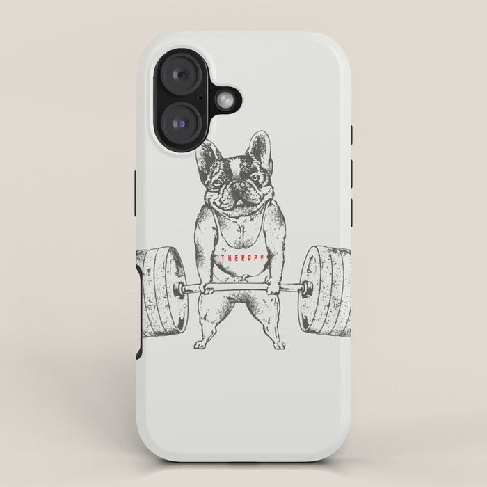 Frenchie Lift iPhone Case Gallery Image 1