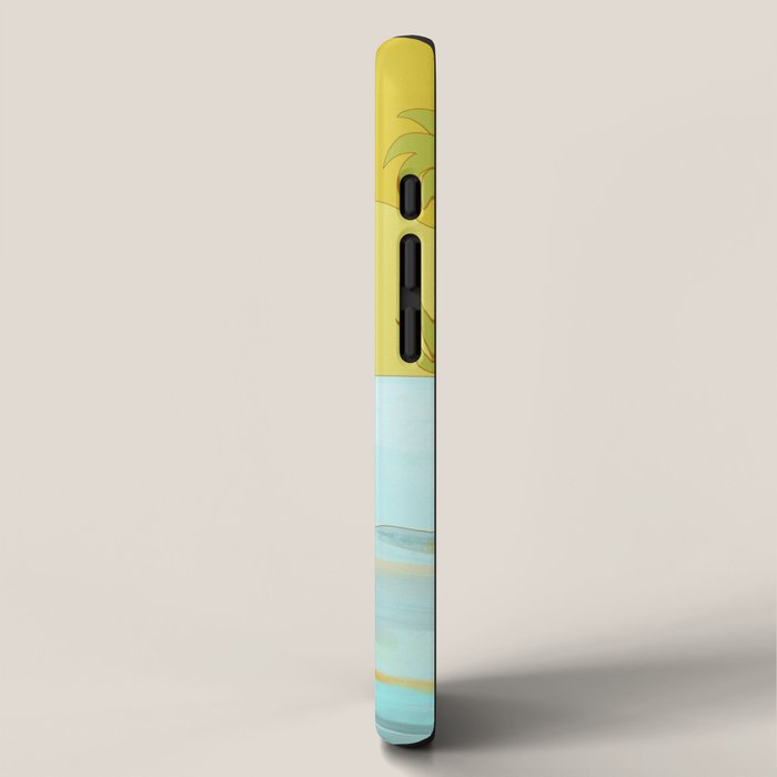 Give thanks retro surf art tropical peaceful by surfybirdy iPhone Case Gallery Image 2