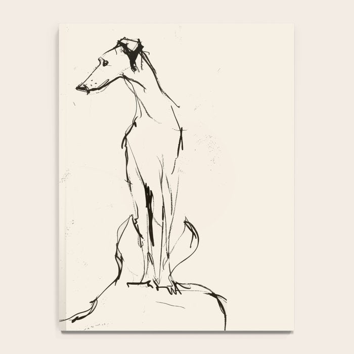 Greyhound Pair - Modern Sketch Notebook Gallery Image 4
