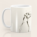 Greyhound Pair - Modern Sketch Coffee Mug Gallery Image 3