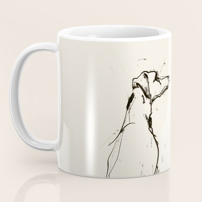 Greyhound Pair - Modern Sketch Coffee Mug Gallery Image 3