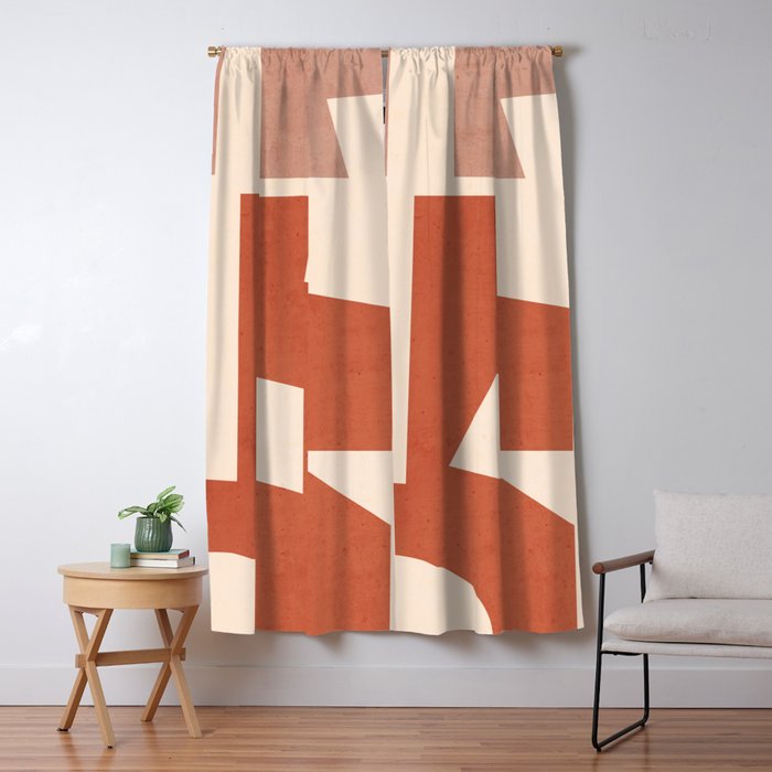Minimal Abstract Art 29 Window Curtain Gallery Image 5