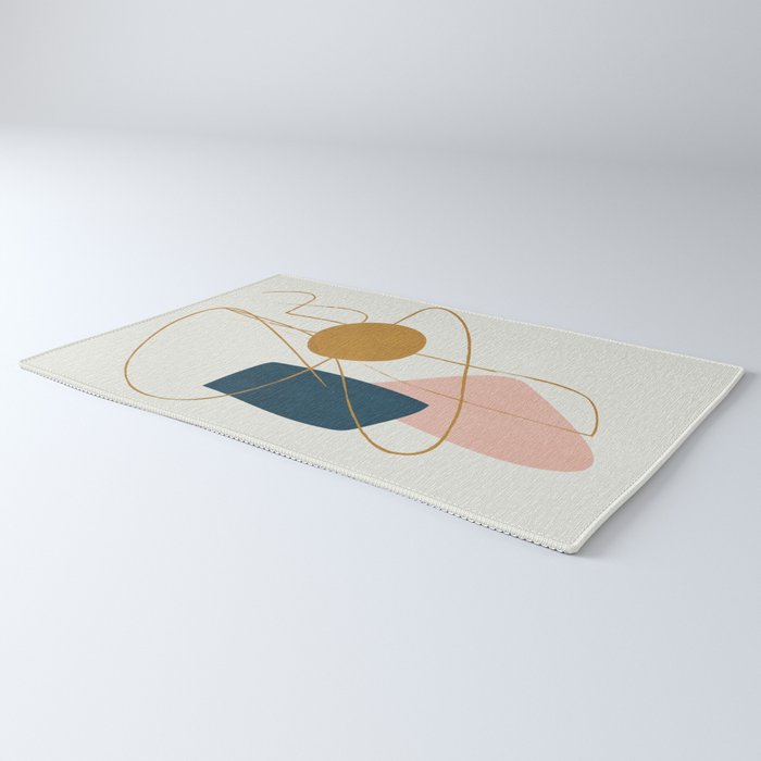 Minimal Abstract Shapes No 46 Rug Gallery Image 3