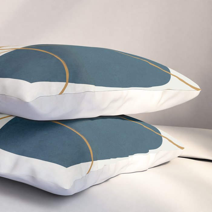 Minimal Abstract Shapes No 46 Pillow Sham Gallery Image 3