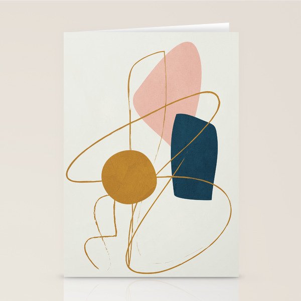 Minimal Abstract Shapes No 46 Stationery Card Gallery Image 1