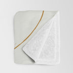 Minimal Abstract Shapes No 46 Throw Blanket Gallery Image 3