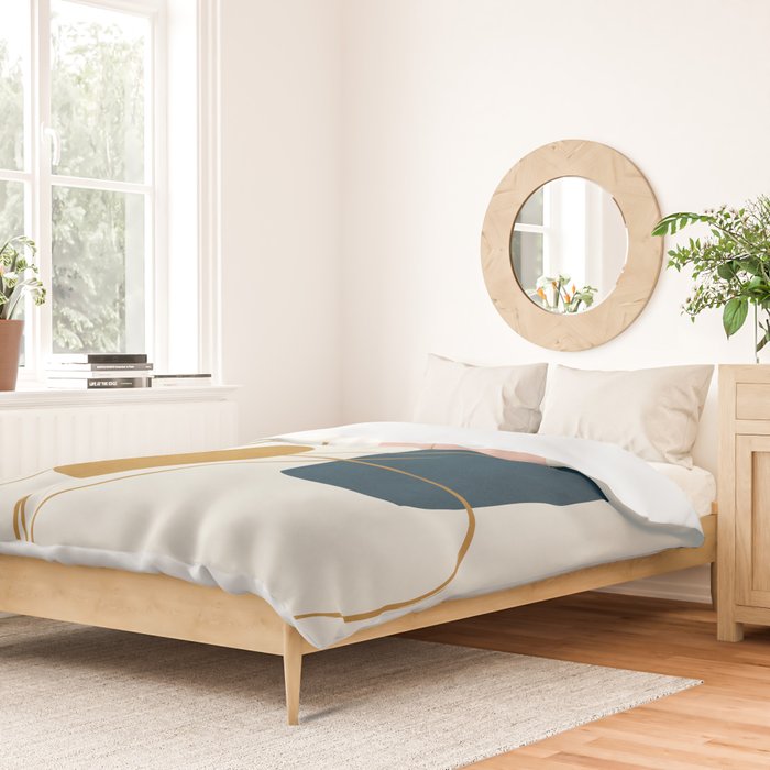 Minimal Abstract Shapes No 46 Duvet Cover Gallery Image 2