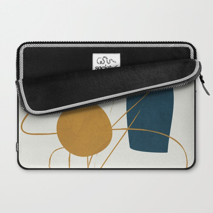 Minimal Abstract Shapes No 46 Laptop Sleeve Gallery Image 2