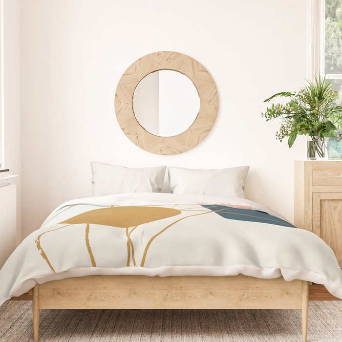 Minimal Abstract Shapes No 46 Duvet Cover Gallery Image 3