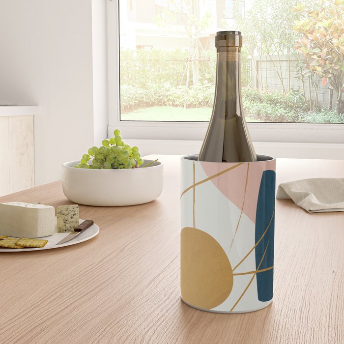 Minimal Abstract Shapes No 46 Wine Chiller Gallery Image 4