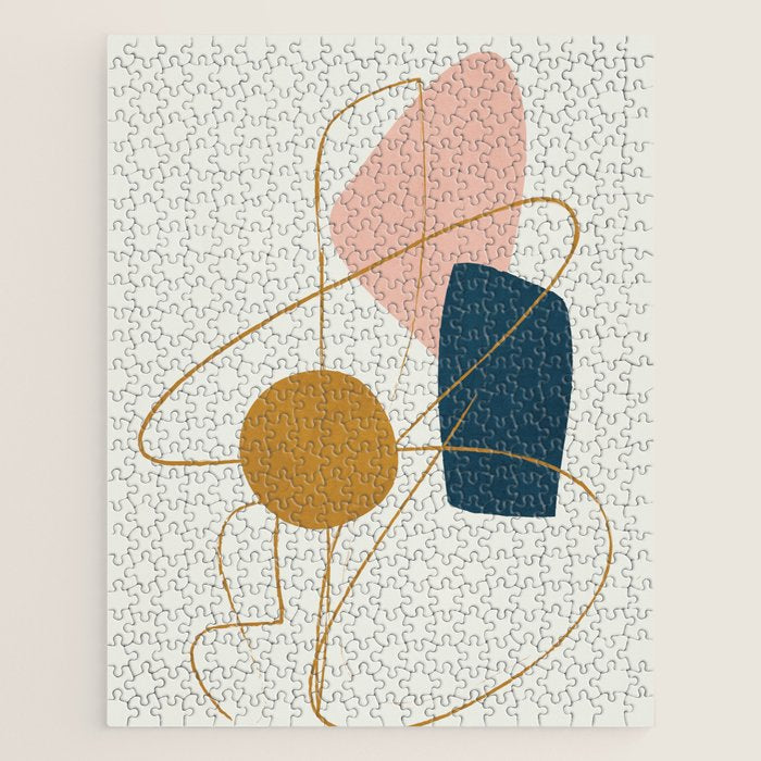 Minimal Abstract Shapes No 46 Jigsaw Puzzle Gallery Image 1