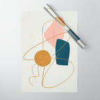 Minimal Abstract Shapes No 46 Wrapping Paper Gallery Image 1