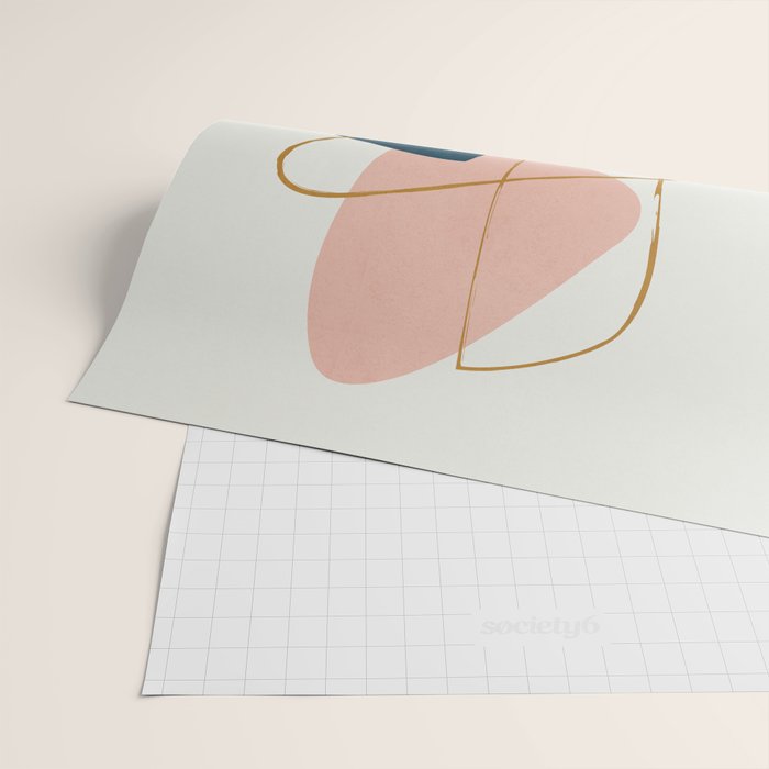Minimal Abstract Shapes No 46 Wrapping Paper Gallery Image 2