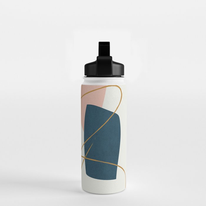 Minimal Abstract Shapes No 46 Water Bottle Gallery Image 2