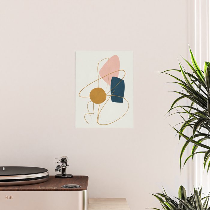 Minimal Abstract Shapes No 46 Poster Gallery Image 2