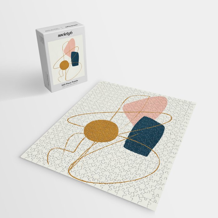 Minimal Abstract Shapes No 46 Jigsaw Puzzle Gallery Image 2