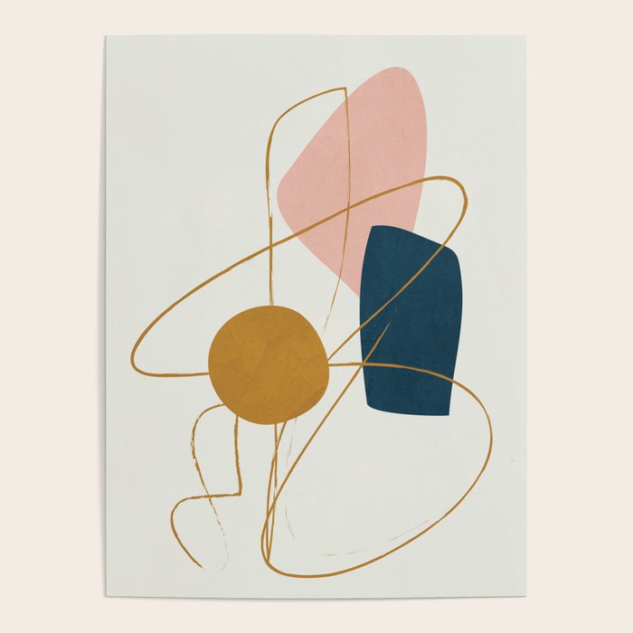 Minimal Abstract Shapes No 46 Poster Gallery Image 4
