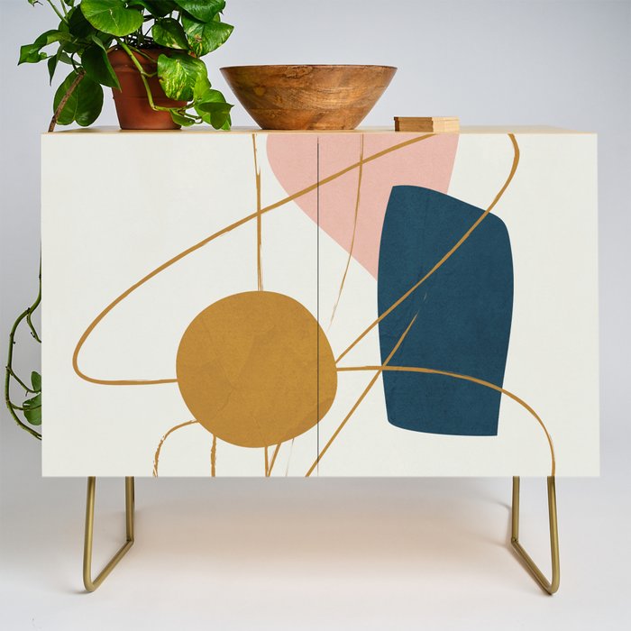 Minimal Abstract Shapes No 46 Credenza Gallery Image 1