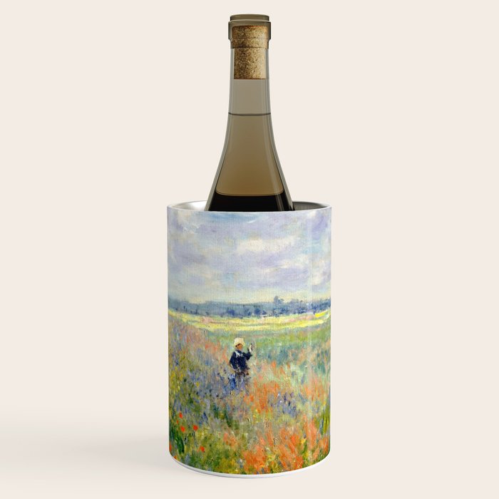 Poppy Fields near Argenteuil by Claude Monet Wine Chiller Gallery Image 3