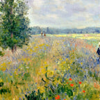 Poppy Fields near Argenteuil by Claude Monet Coffee Mug Gallery Image 2