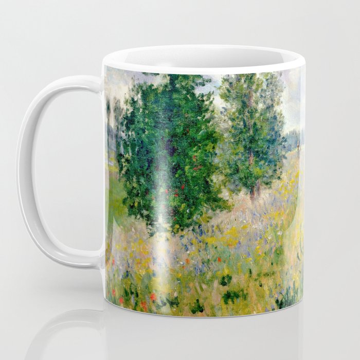 Poppy Fields near Argenteuil by Claude Monet Coffee Mug Gallery Image 3