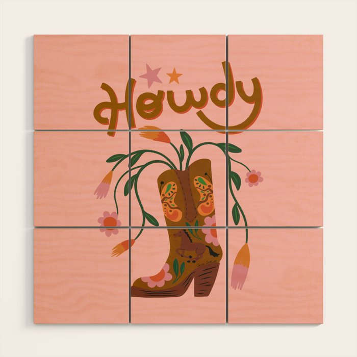 Howdy Wood Wall Art Gallery Image 1