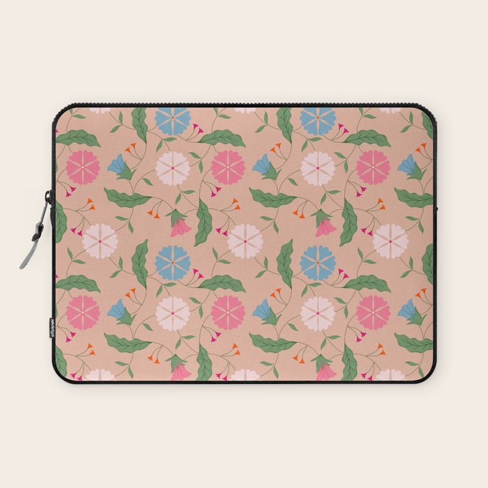 Heritage Blooms - Floral Art Laptop Sleeve Gallery Image 1
