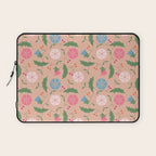 Heritage Blooms - Floral Art Laptop Sleeve Gallery Image 1