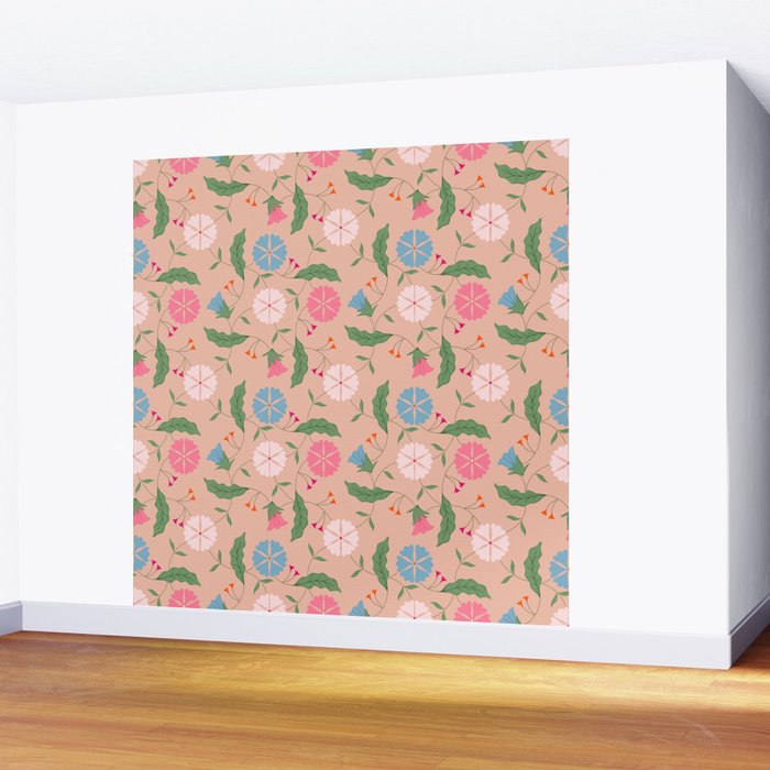 Heritage Blooms - Floral Art Wall Mural Gallery Image 2