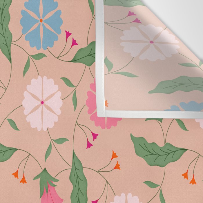 Heritage Blooms - Floral Art Wall Tapestry Gallery Image 3