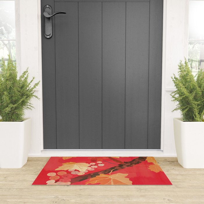 Red Grapevine Welcome Mat Gallery Image 3