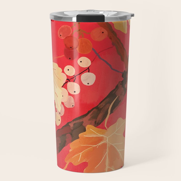 Red Grapevine Travel Mug Gallery Image 1
