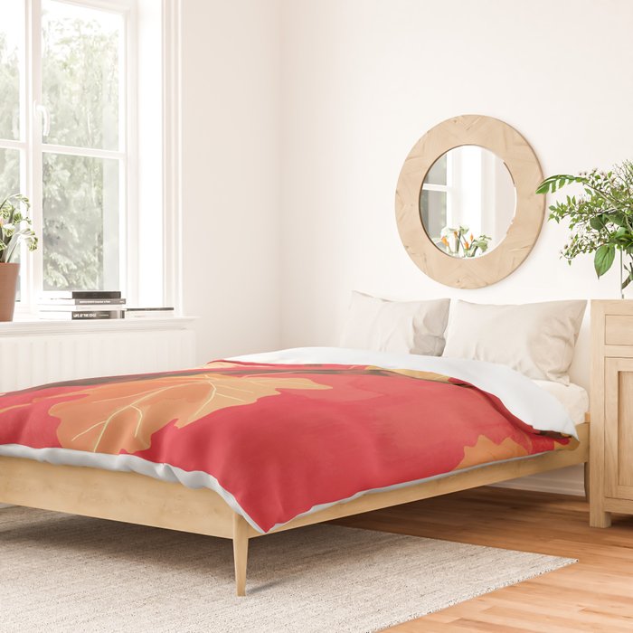 Red Grapevine Duvet Cover Gallery Image 2