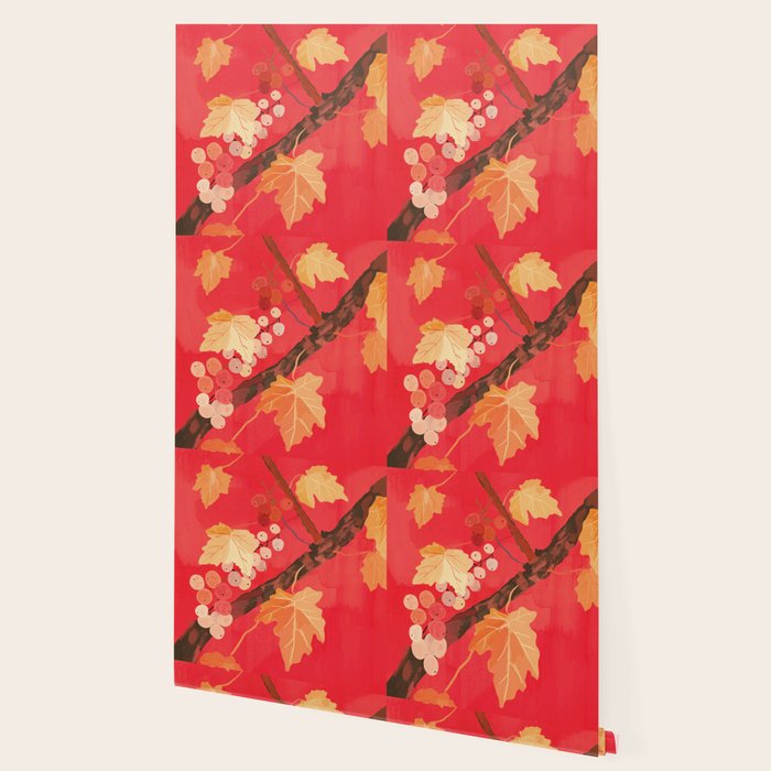 Red Grapevine Wallpaper Gallery Image 2