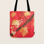 Red Grapevine Tote Bag Gallery Image 1