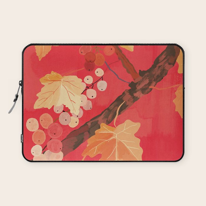 Red Grapevine Laptop Sleeve Gallery Image 1