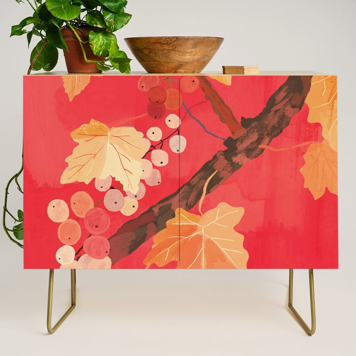 Red Grapevine Credenza Gallery Image 1