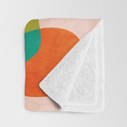 pink shape Throw Blanket Gallery Image 3