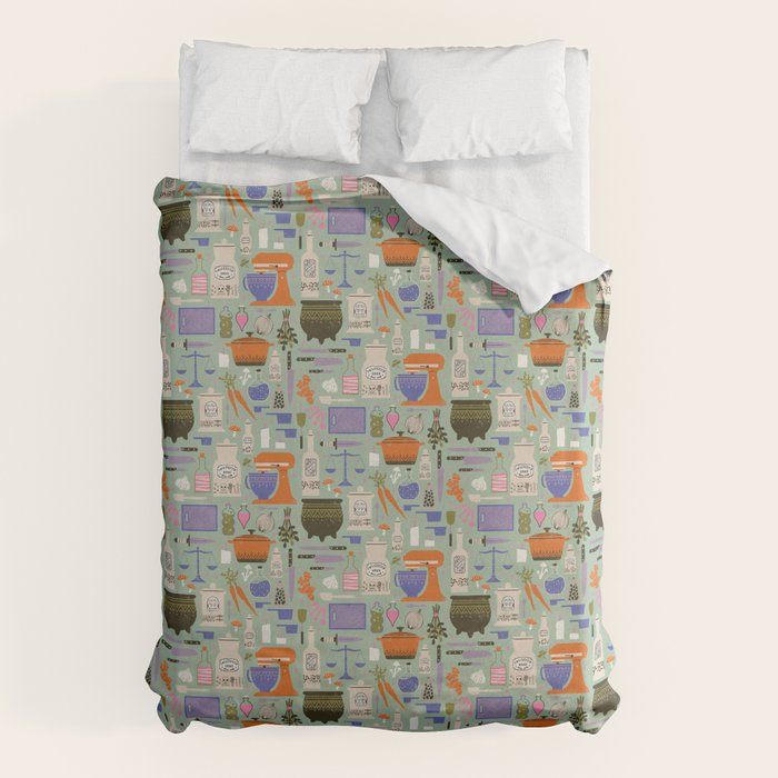 Kitchen Witch Duvet Cover Gallery Image 1