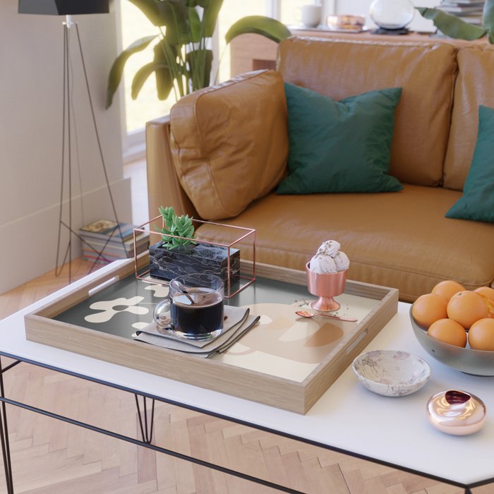 Serene Blooms 1 Serving Tray Gallery Image 2