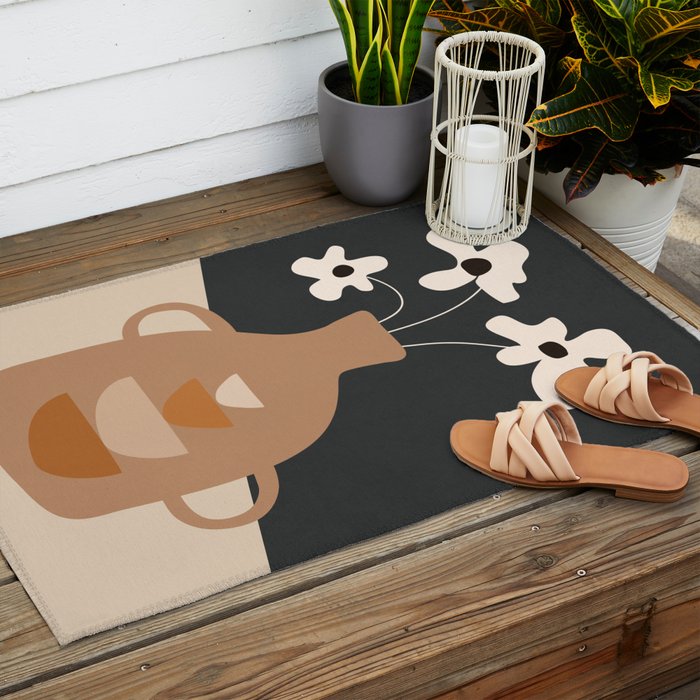 Serene Blooms 1 Outdoor Rug Gallery Image 2