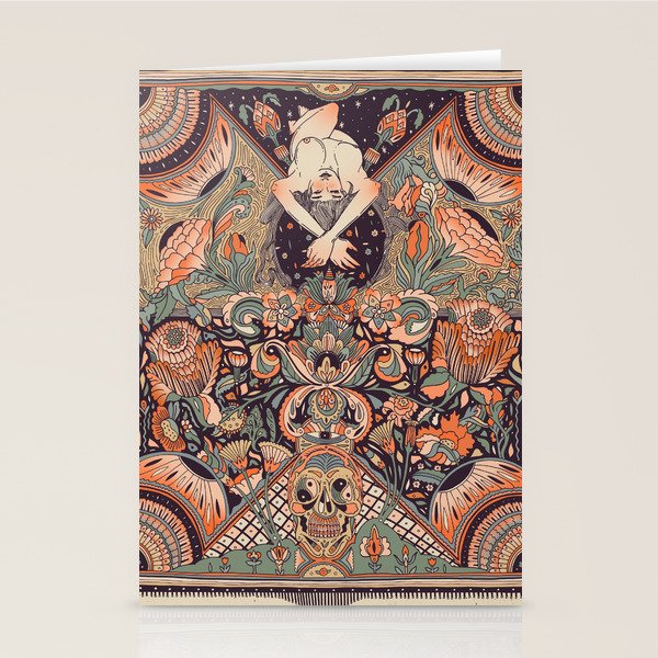 lit de fleurs Stationery Card Gallery Image 1